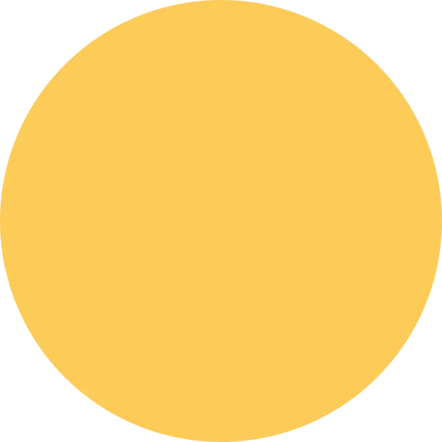 Gran círculo amarillo