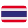 Flag: Thailand Emoji 🇹🇭 image - Tossface style