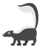 Skunk Emoji 🦨 image - Skype style