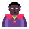Man Supervillain: Dark Skin Tone Emoji 🦹🏿‍♂️ image - Microsoft Classic 2D style