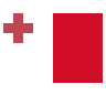 Flag: Malta Emoji 🇲🇹 image - SerenityOS style