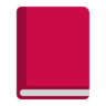 Kapalı kitap Emoji 📕 image - Microsoft Classic 2D style