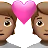 Couple With Heart: Medium Skin Tone