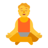 Person in Lotus-Position Emoji 🧘 image - Microsoft Classic 2D style