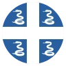 Flag: Martinique Emoji 🇲🇶 image - EmojiTwo style