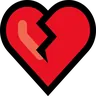 Broken Heart Emoji 💔 image - Microsoft Windows 10 Segoe UI Emoji style