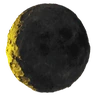 Símbolo de luna menguante Emoji 🌘 image - Huawei Harmony OS style