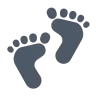 Huellas Emoji 👣 image - Tossface style