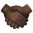 Handshake: Dark Skin Tone