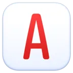 负平方拉丁大写字母A.