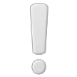 White Exclamation Mark