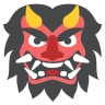 Ogre japonais Emoji 👹 image - EmojiTwo style
