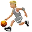 Person Bouncing Ball: Medium-Light Skin Tone
