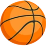 Baloncesto y aro Emoji 🏀 image - Facebook Messenger (2016) style