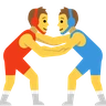 Lutadores Emoji 🤼 image - Skype style