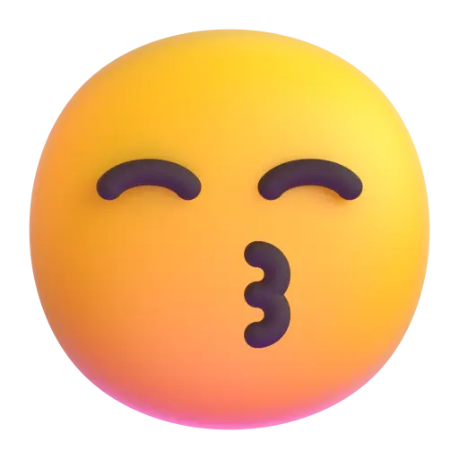 Kissing Face With Smiling Eyes