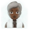 Person In Steamy Room: Medium-Dark Skin Tone Emoji 🧖🏾 image - Huawei Harmony OS style