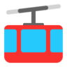 Kolejka linowa górska Emoji 🚠 image - Microsoft Classic 2D style