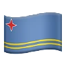 Flag: Aruba Emoji 🇦🇼 image - Apple style
