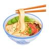 蒸碗 Emoji 🍜 image - Huawei Harmony OS style