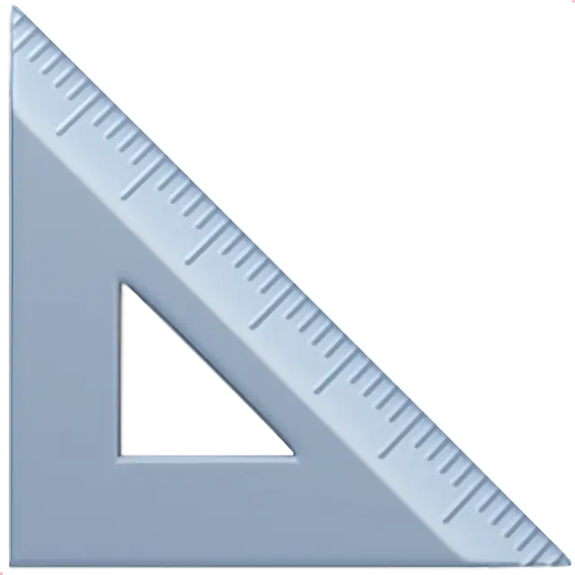 Régua Triangular