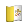 Flag: Vatican City Emoji 🇻🇦 image - Apple style