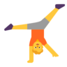 Emoji Person Doing Cartwheel 🤸 image - Microsoft Classic 2D style