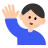 Man Raising Hand: Light Skin Tone