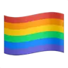 Rainbow Flag Emoji 🏳️‍🌈 image - Apple style