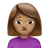 Woman Frowning: Medium Skin Tone