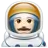 Man Astronaut: Light Skin Tone