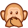 Mono con boca tapada Emoji 🙊 image - Emojidex style