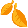 落叶 Emoji 🍂 image - Facebook Messenger (2016) style