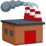 Emoji Fabbrica 🏭 image - Facebook Messenger (2016) style