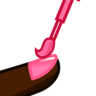 Nail Polish: Dark Skin Tone Emoji 💅🏿 image - Emojidex style