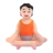 Person In Lotus Position: Light Skin Tone
