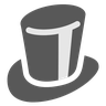 Silindir şapka Emoji 🎩 image - Docomo style