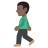 Person Walking: Dark Skin Tone