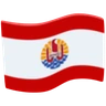 Flag: French Polynesia Emoji 🇵🇫 image - Facebook Messenger (2016) style
