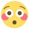 Spłukiwana twarz Emoji 😳 image - EmojiTwo style