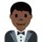 Man In Tuxedo: Dark Skin Tone