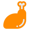家禽の足 Emoji 🍗 image - Docomo style