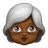 Old Woman: Medium-Dark Skin Tone