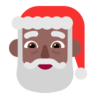 Santa Claus: Medium-Dark Skin Tone Emoji 🎅🏾 image - Microsoft Classic 2D style