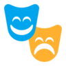 Sztuki widowiskowe Emoji 🎭 image - Microsoft Classic 2D style