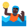 Person Playing Water Polo: Dark Skin Tone Emoji 🤽🏿 image - Microsoft Classic 2D style