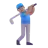 Man Golfing: Medium Skin Tone