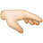 Palm Down Hand: Light Skin Tone
