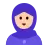 Woman With Headscarf: Light Skin Tone