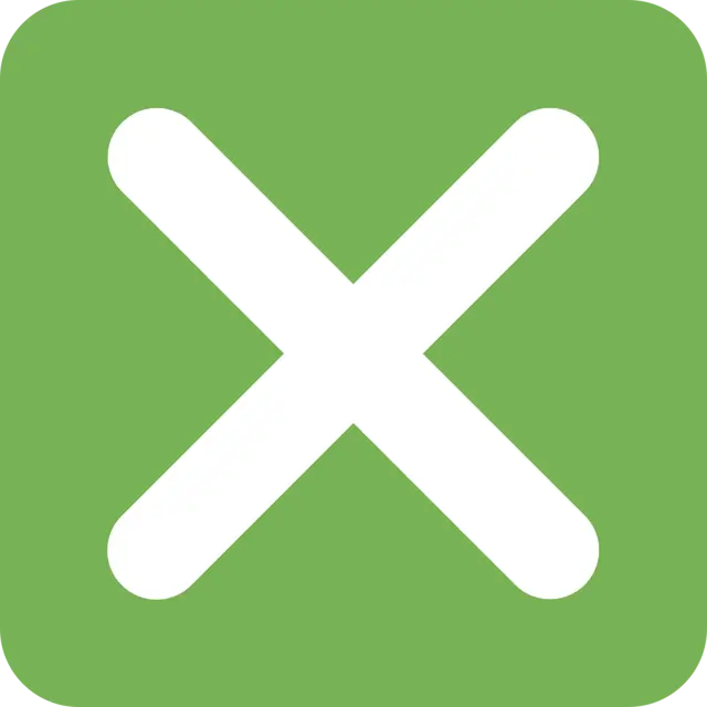 Cross Mark Button